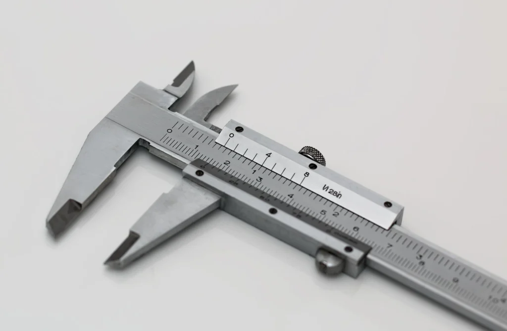 Vernier Caliper used in the inspection of ISO 9001